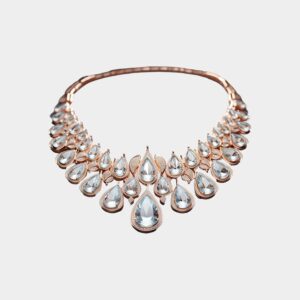 Striking Turquoise Statement Necklace with Silver Chain